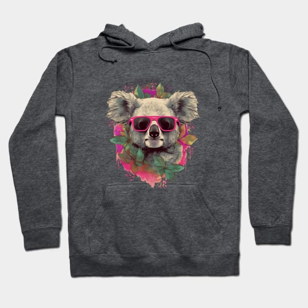 Tropical Koala Hoodie by DavidLoblaw